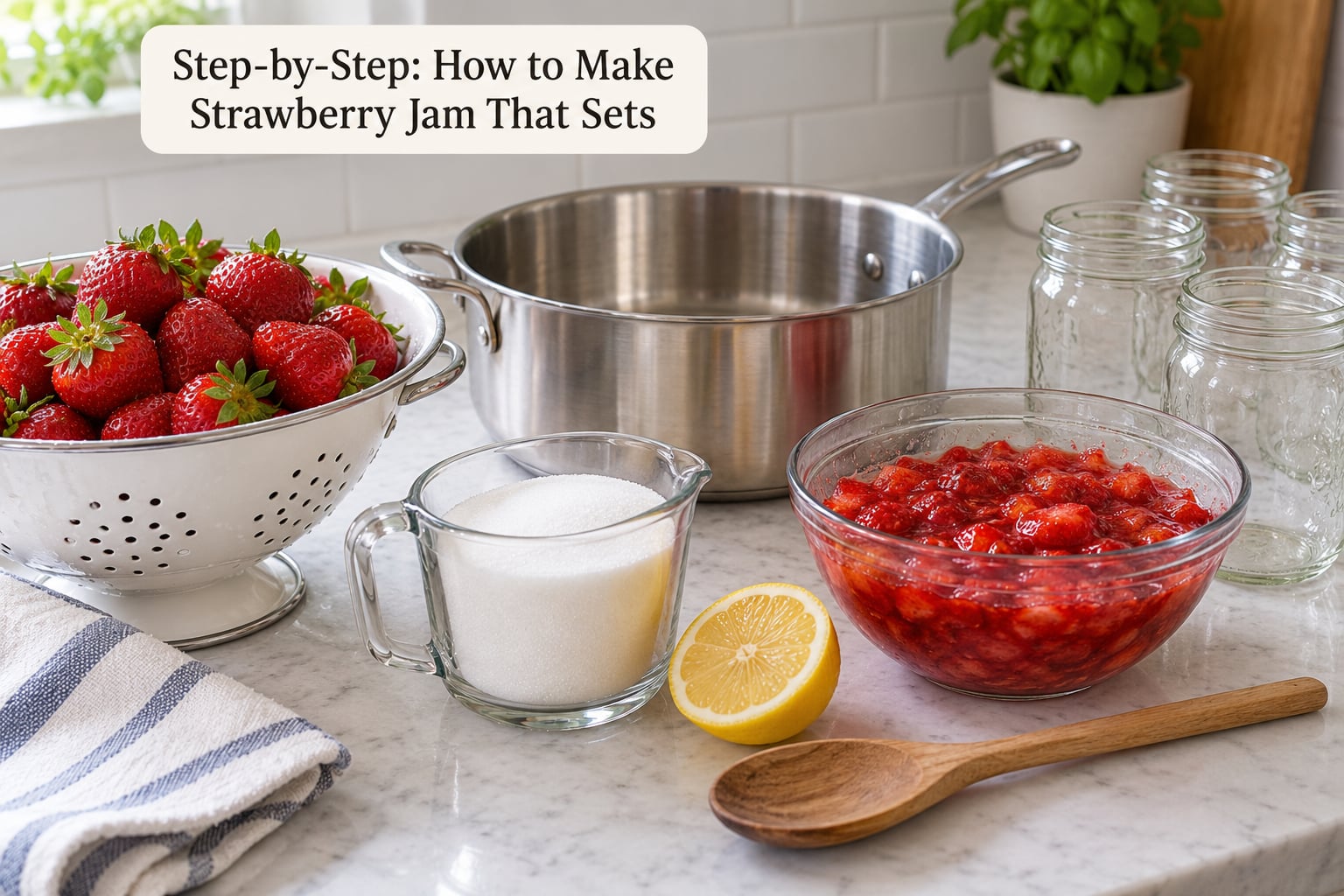 Step-by-Step: How to Make Strawberry Jam That Sets
