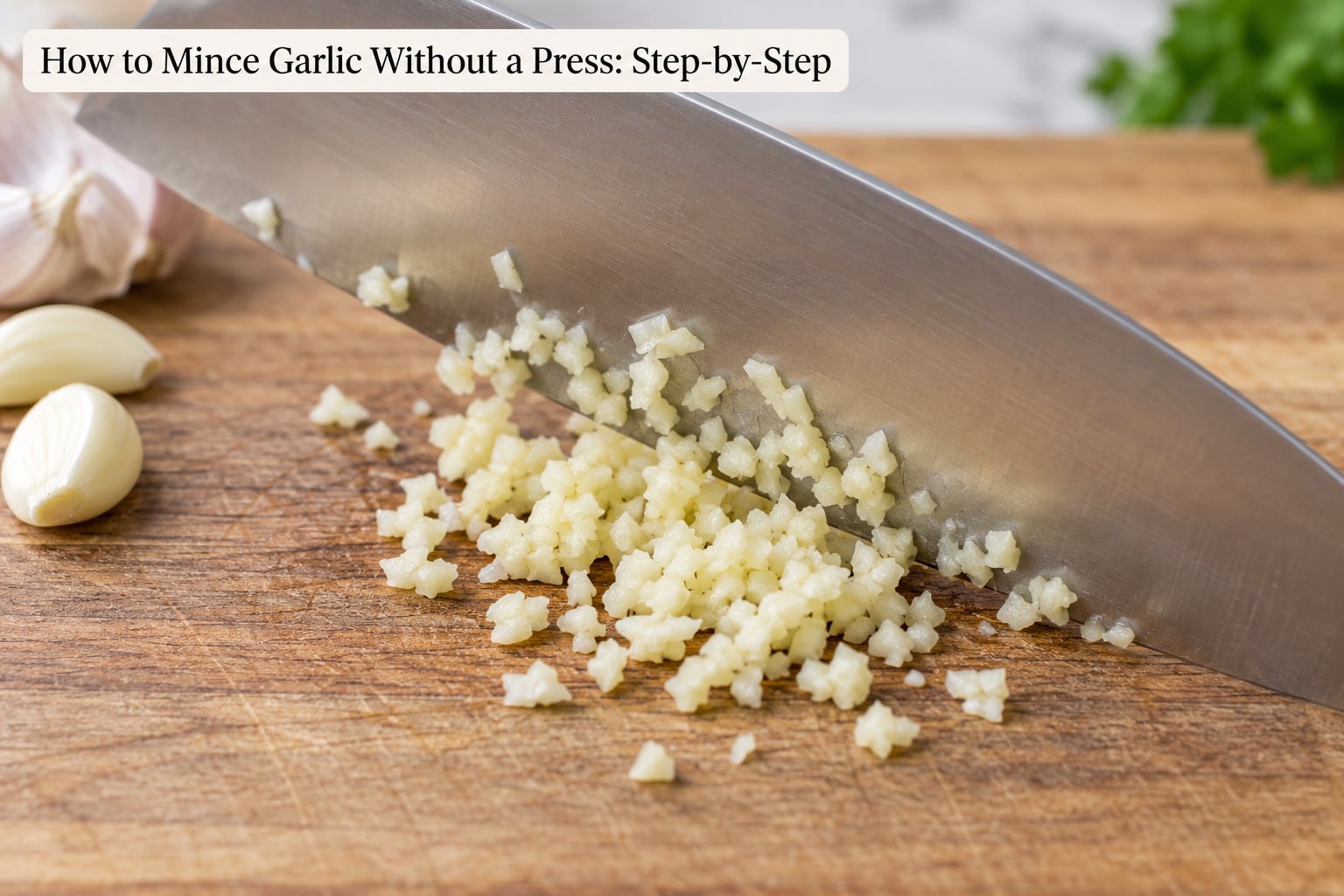 How to Mince Garlic Without a Press: Step-by-Step