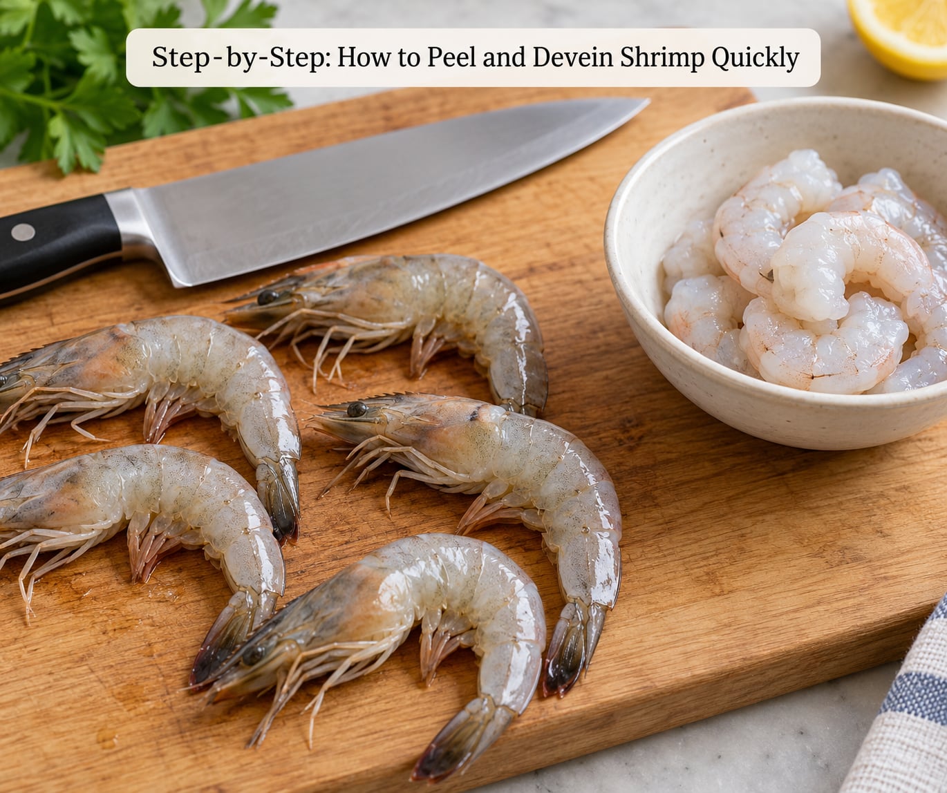Step-by-Step: How to Peel and Devein Shrimp Quickly