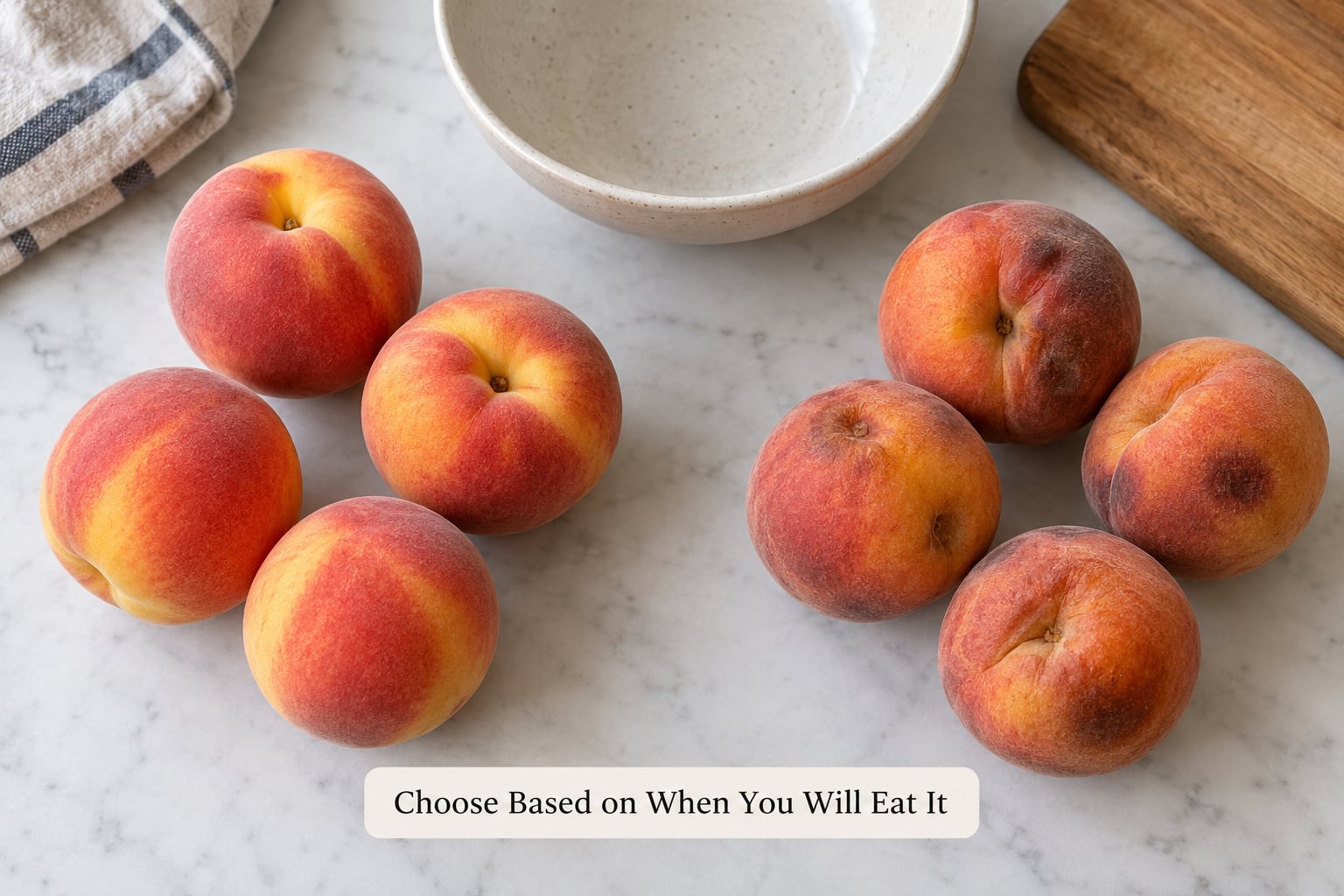 Choose Based on When You Will Eat It