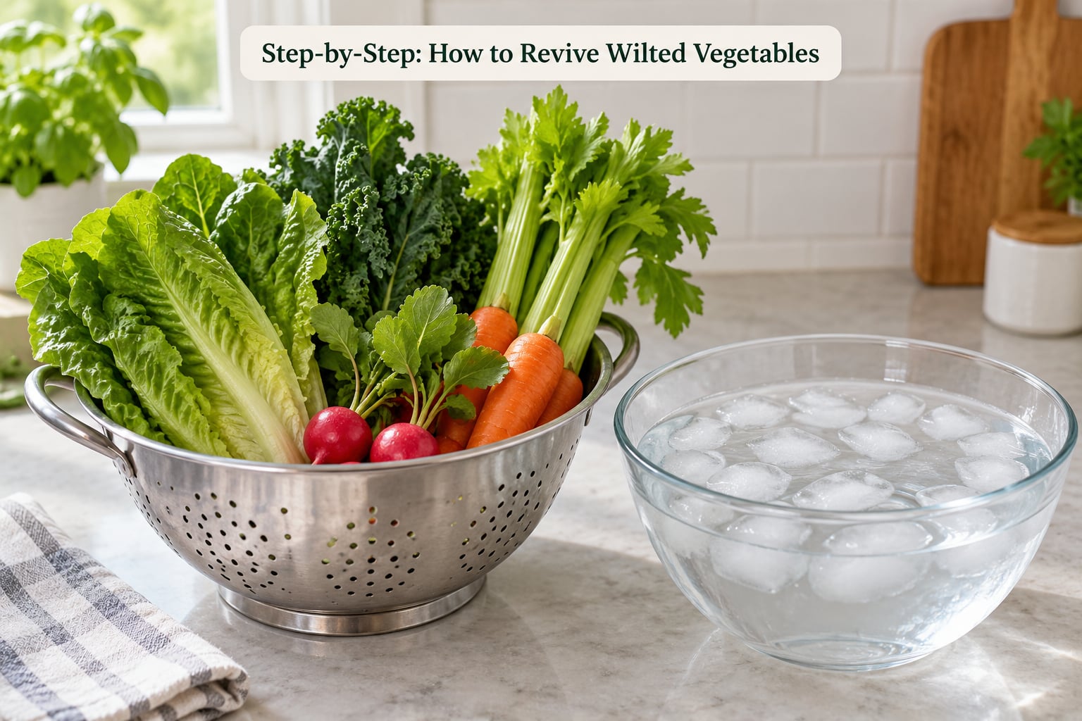 Step-by-Step: How to Revive Wilted Vegetables