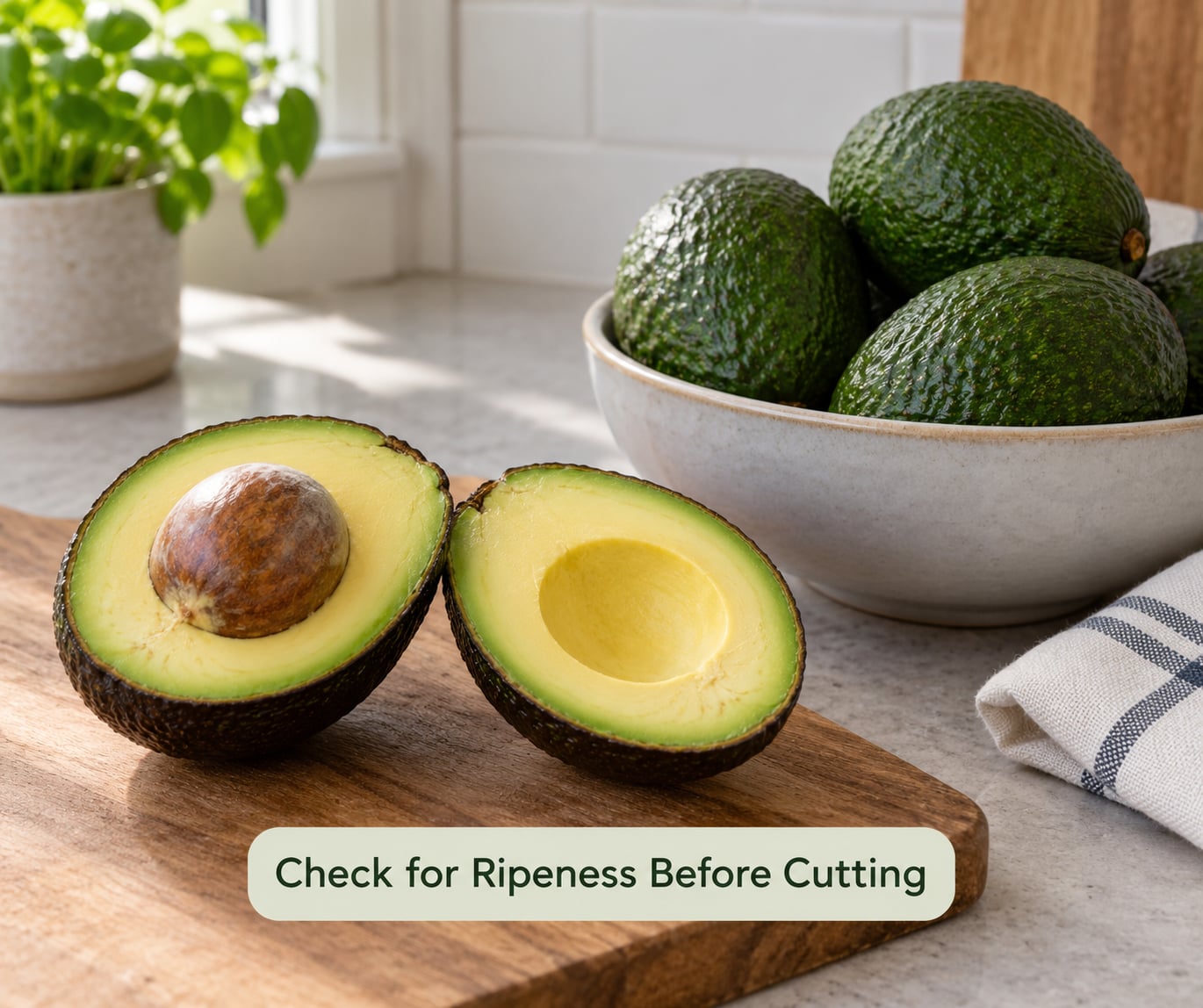 Check for Ripeness Before Cutting