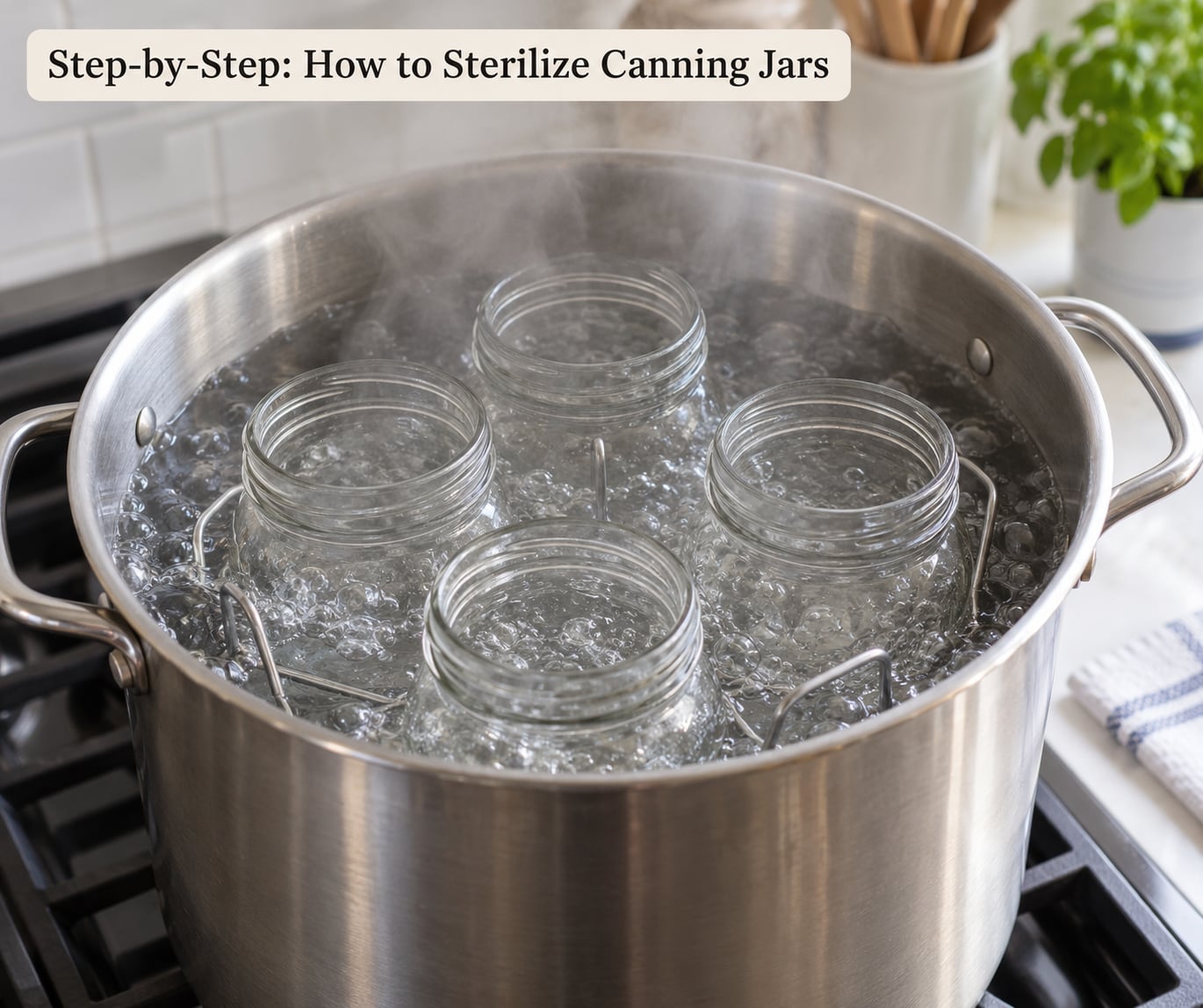 Step-by-Step: How to Sterilize Canning Jars