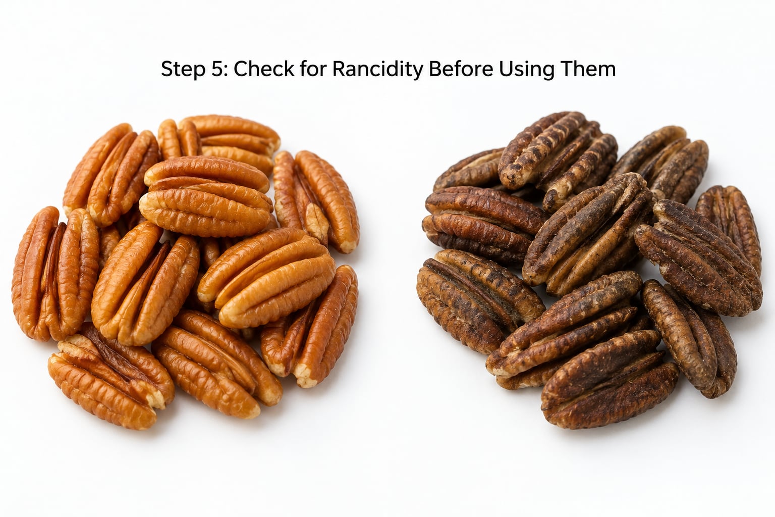 Step 5: Check for Rancidity Before Using Them