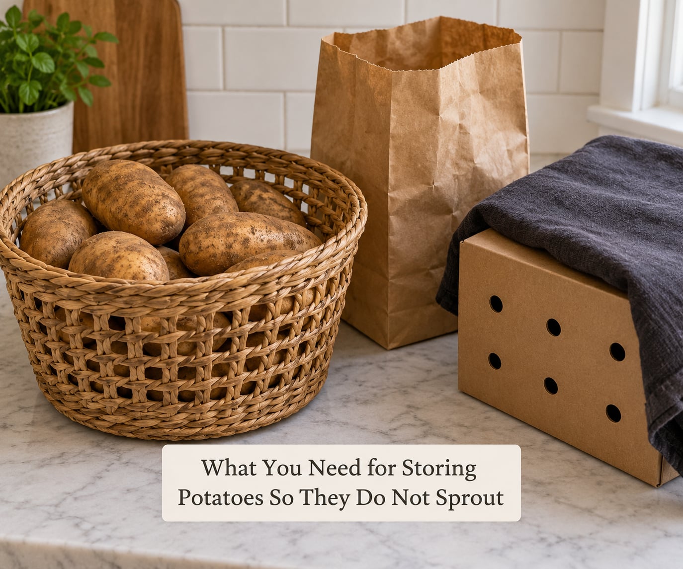 What You Need for Storing Potatoes So They Do Not Sprout