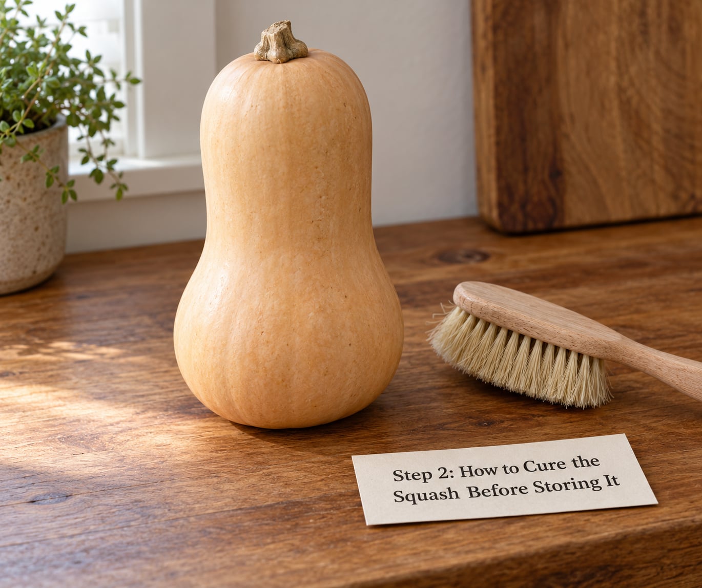 Step 2: How to Cure the Squash Before Storing It
