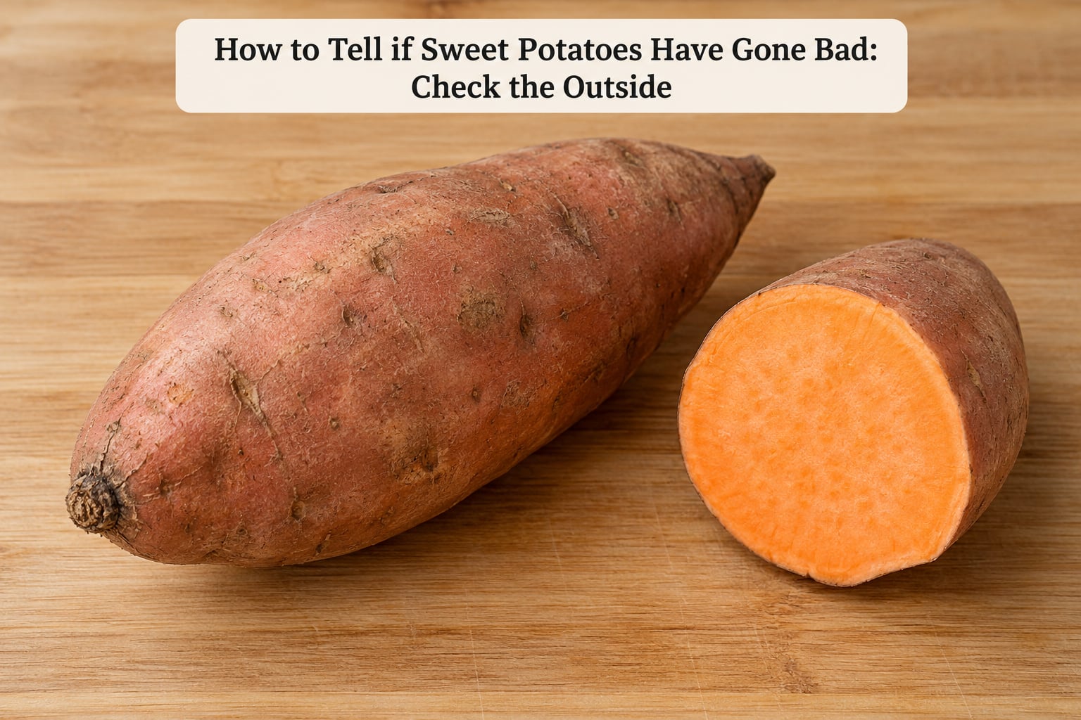 How to Tell if Sweet Potatoes Have Gone Bad: Check the Outside