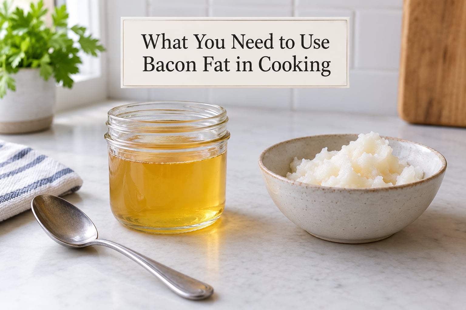 What You Need to Use Bacon Fat in Cooking