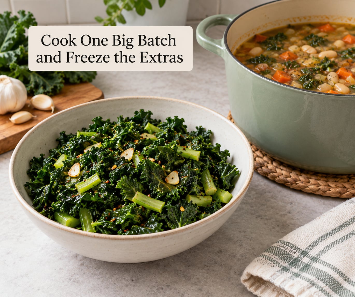 Cook One Big Batch and Freeze the Extras
