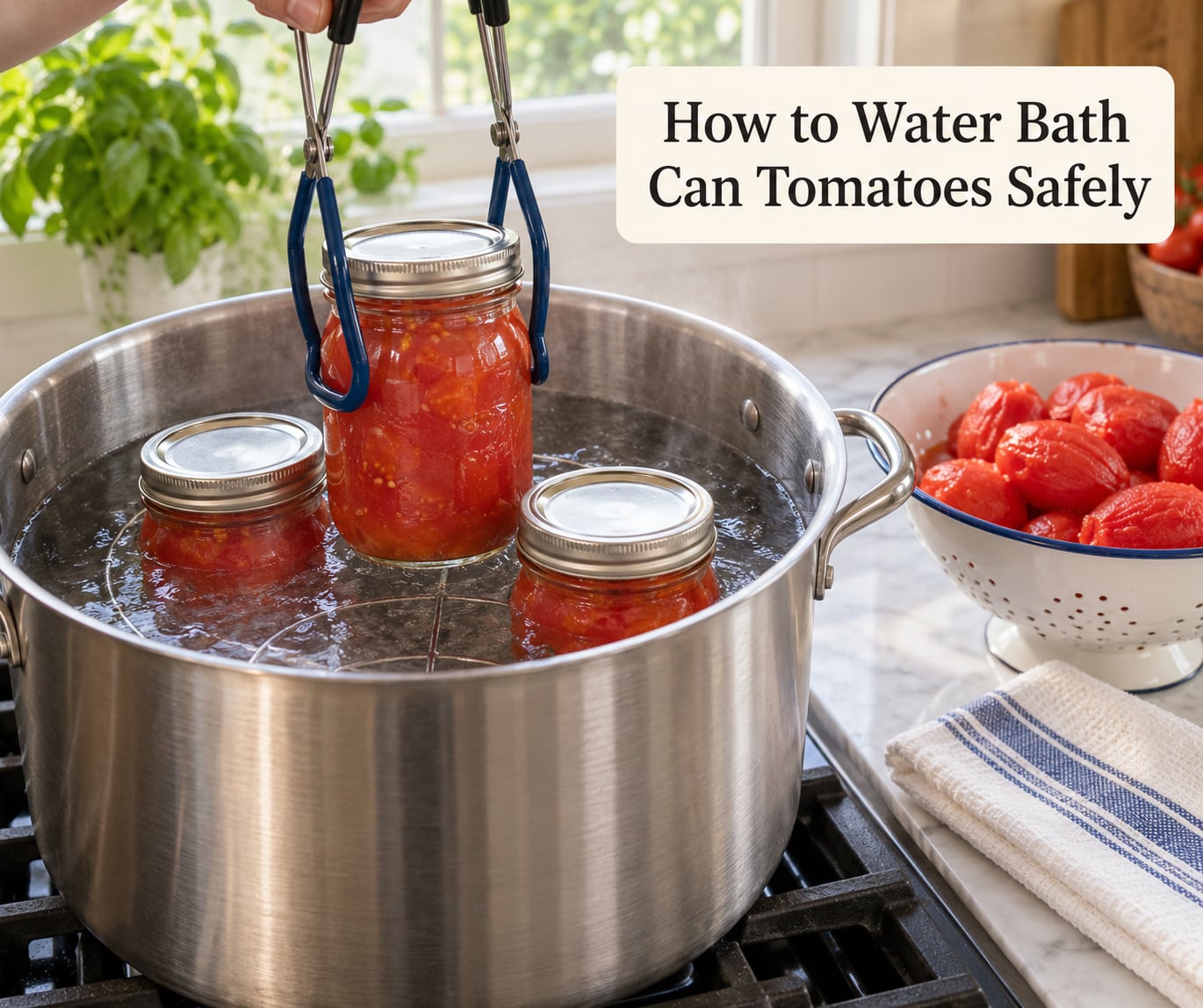 How to Water Bath Can Tomatoes Safely