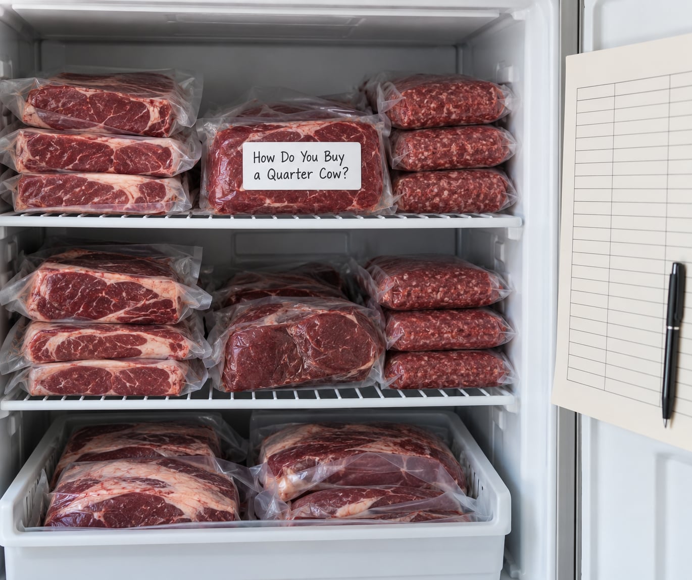 How Do You Buy a Quarter Cow?