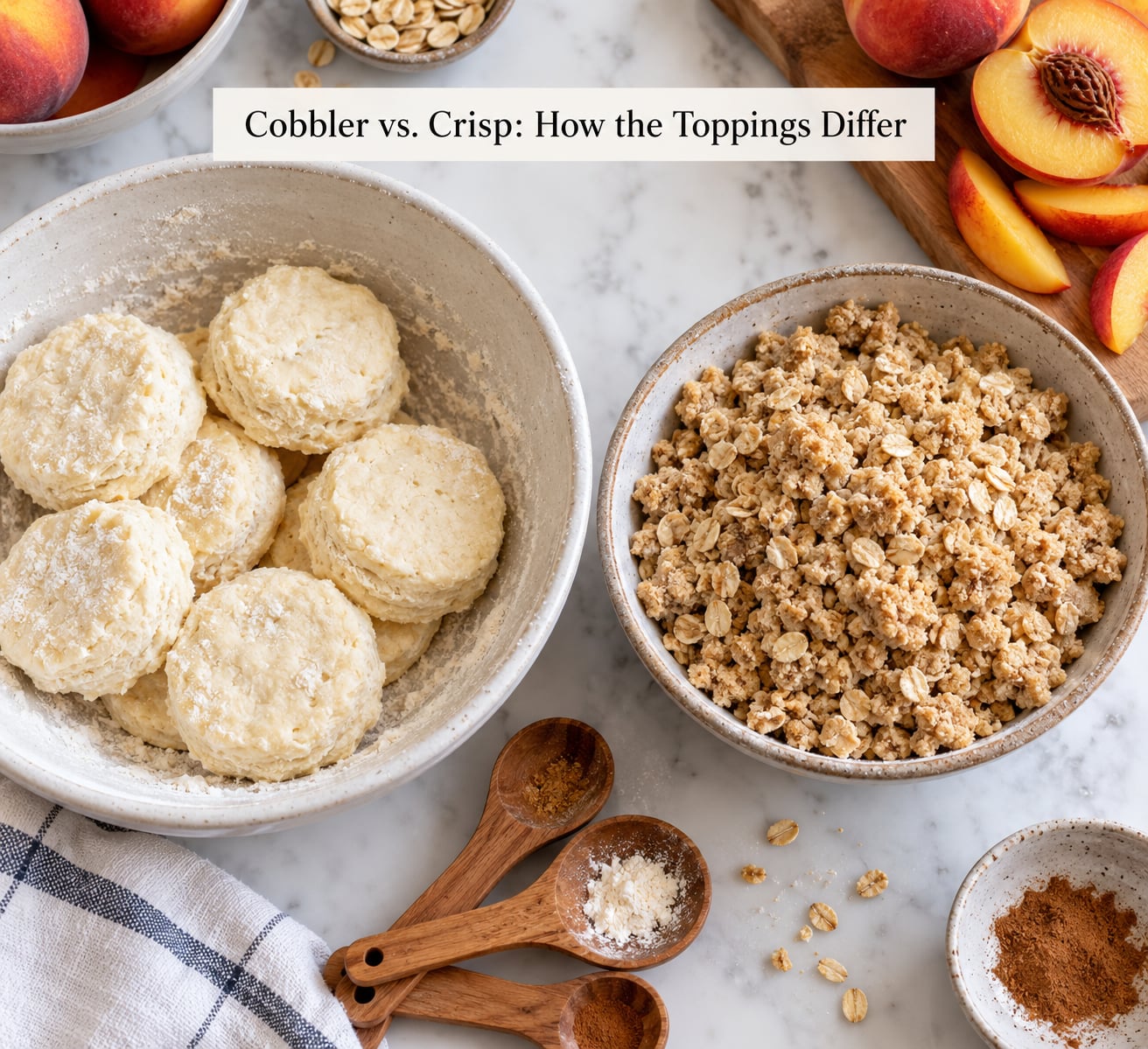 Cobbler vs. Crisp: How the Toppings Differ