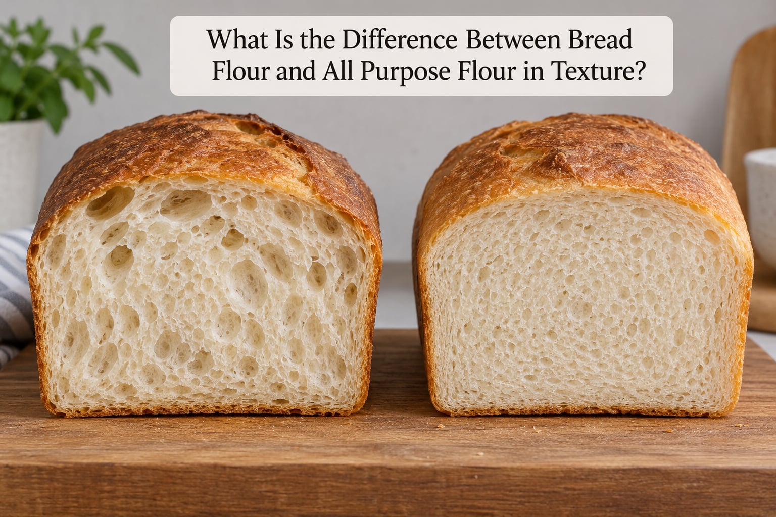 What Is the Difference Between Bread Flour and All Purpose Flour in Texture?