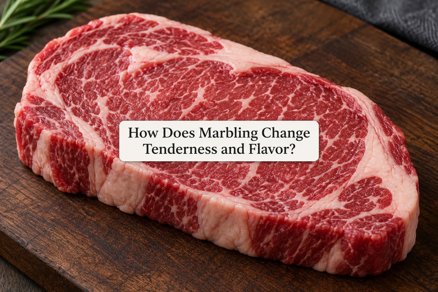 How Does Marbling Change Tenderness and Flavor?