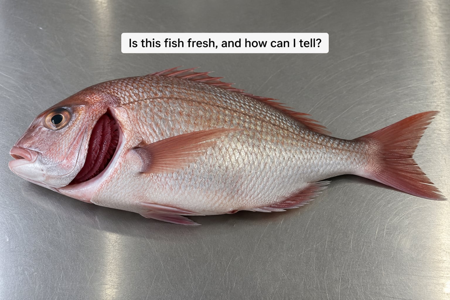 Is this fish fresh, and how can I tell?