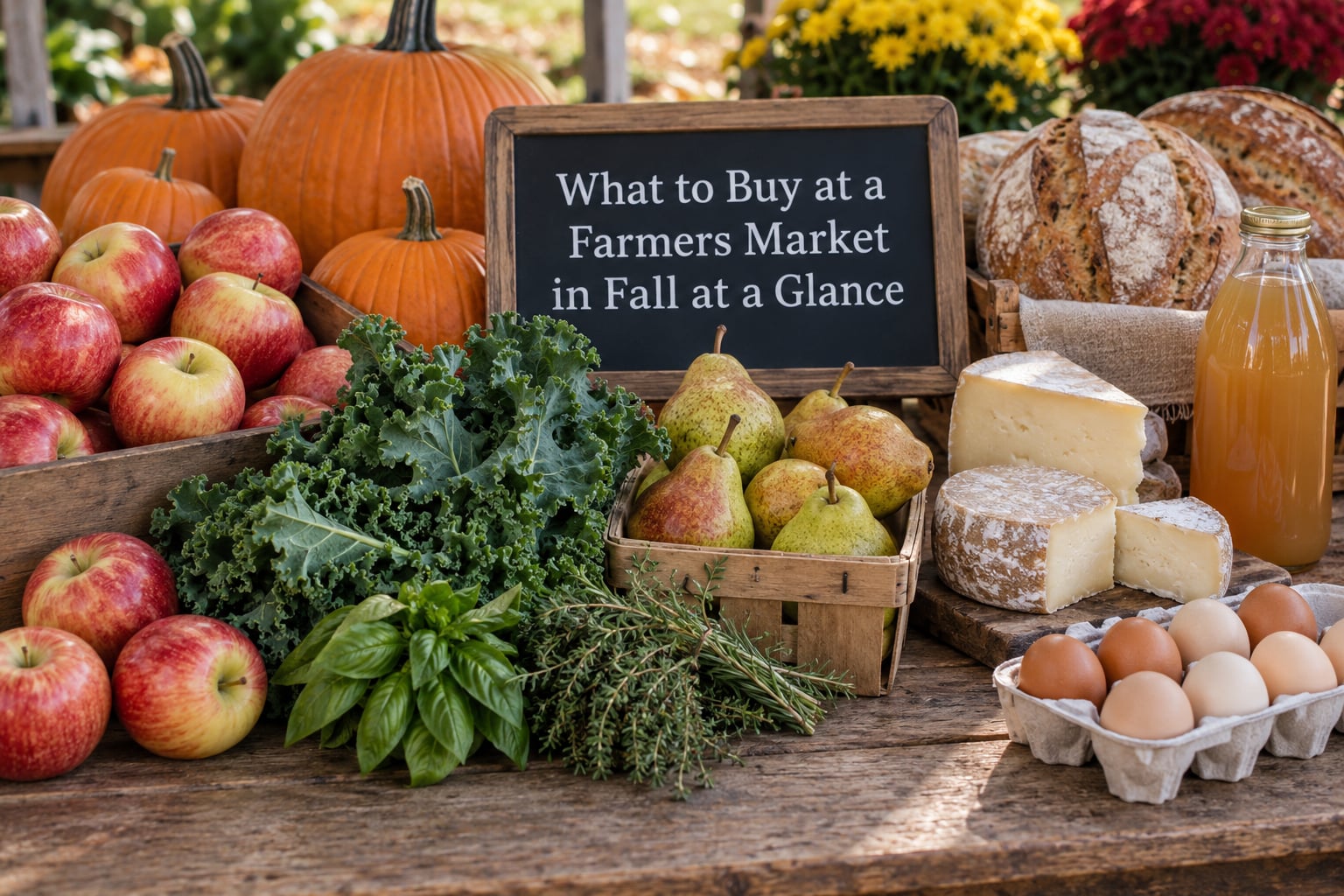 What to Buy at a Farmers Market in Fall at a Glance