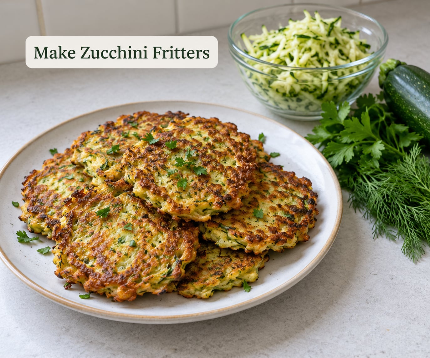 Make Zucchini Fritters