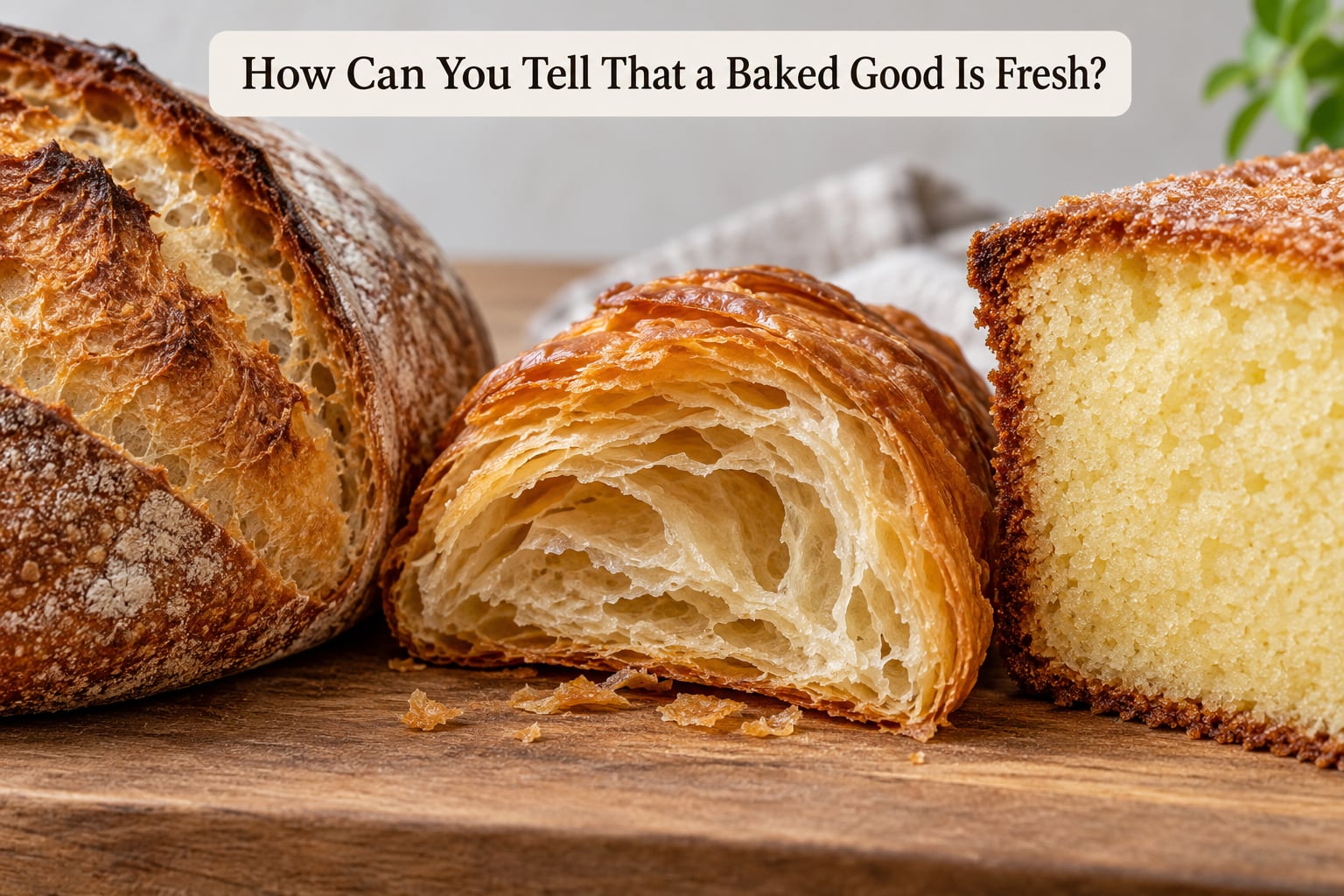 How Can You Tell That a Baked Good Is Fresh?
