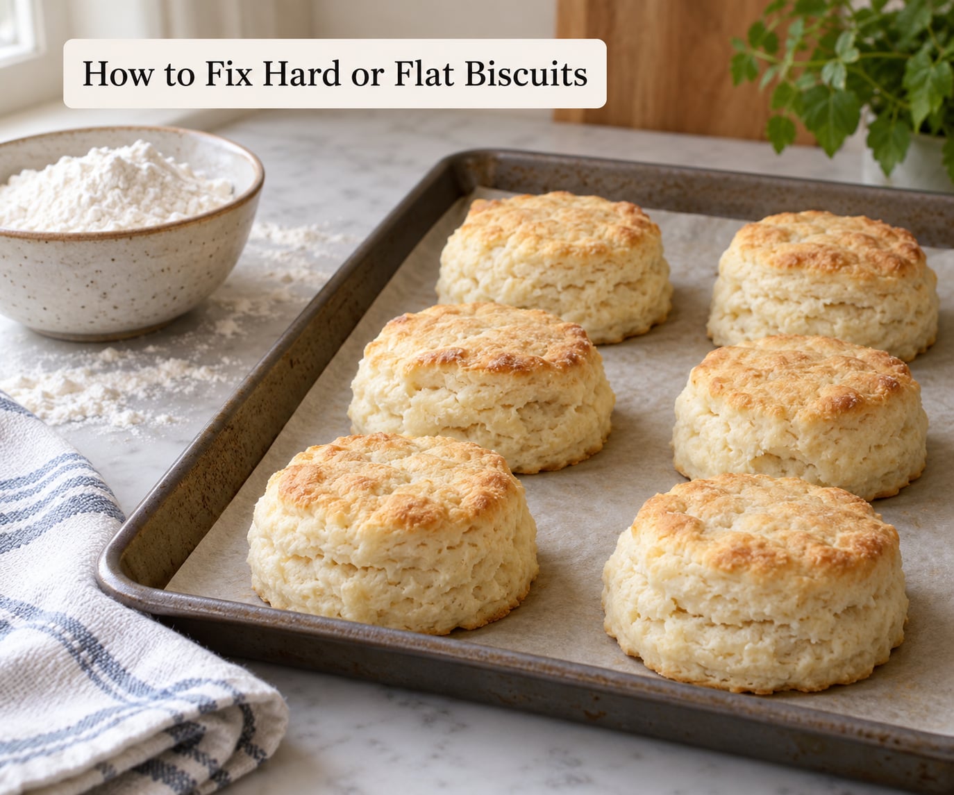 How to Fix Hard or Flat Biscuits