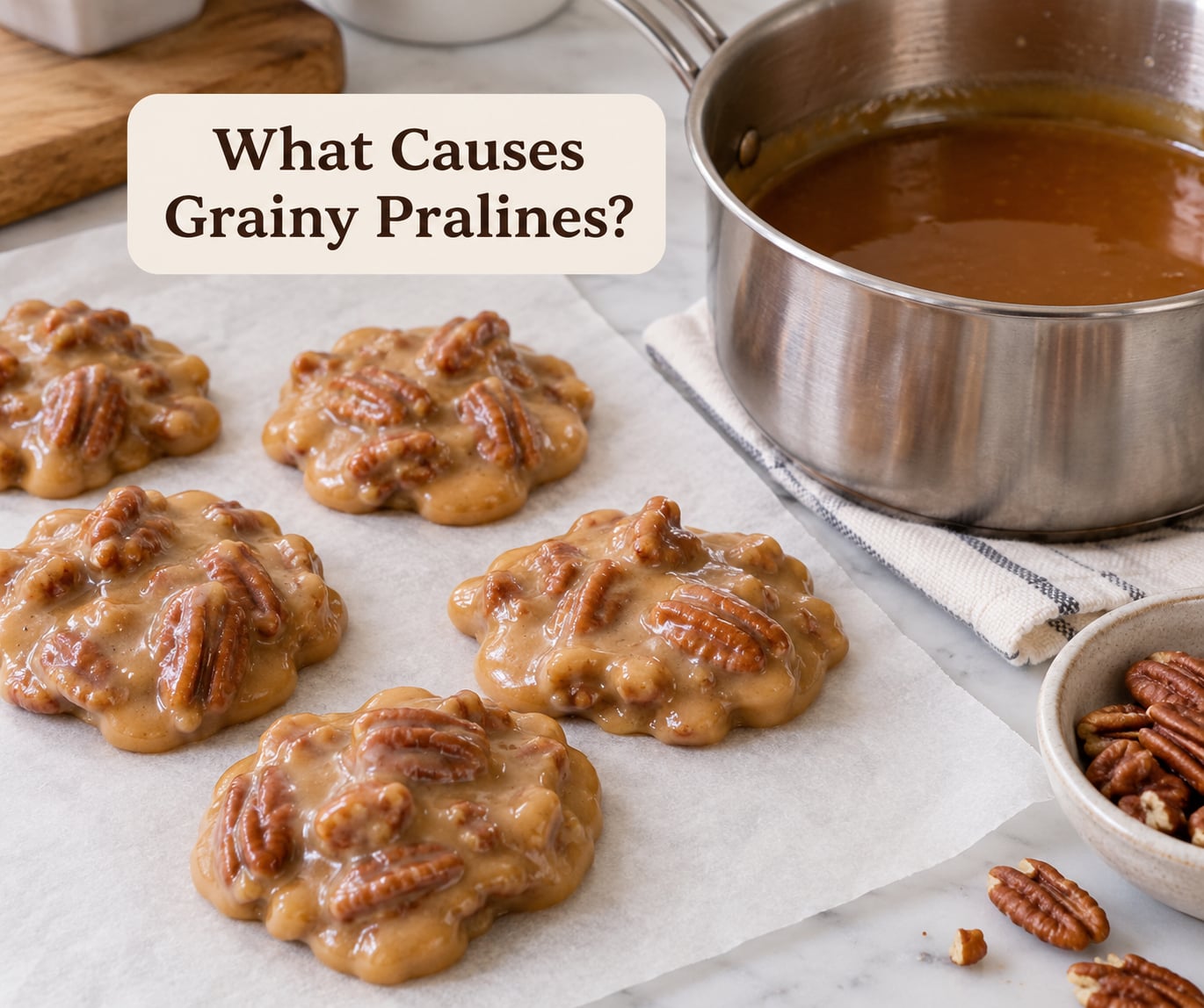 What Causes Grainy Pralines?