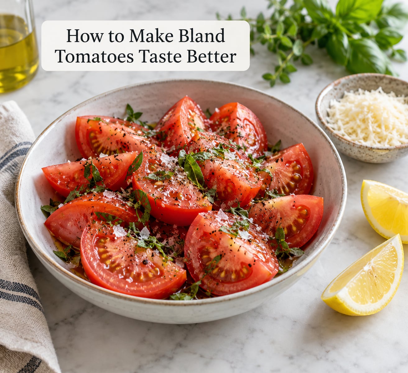 How to Make Bland Tomatoes Taste Better