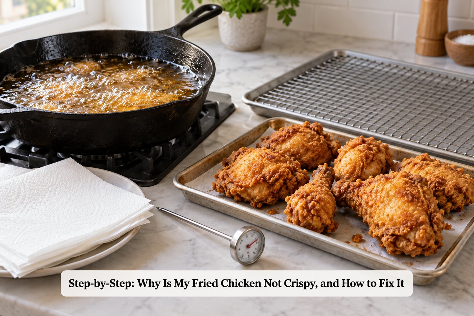 Step-by-Step: Why Is My Fried Chicken Not Crispy, and How to Fix It
