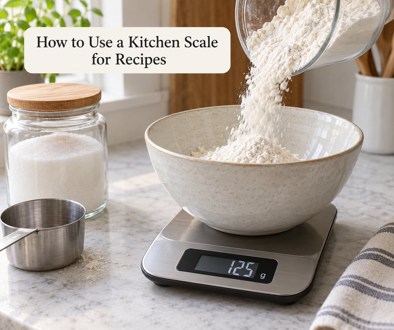 How to Use a Kitchen Scale for Recipes
